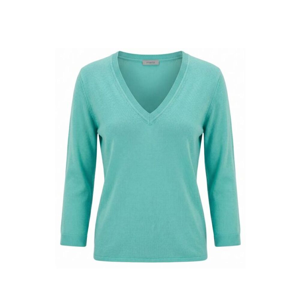 Malo Blue Cotton Women Women's Sweater